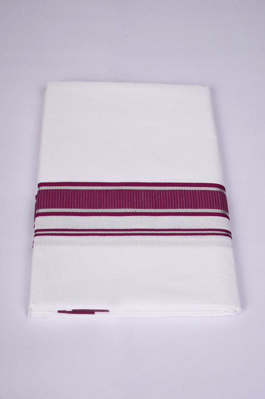 FS-130 W/S DHOTI  1.90 MTR - Dark Violet