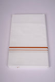 SS-21 STITCH W/S DHOTI  2.00 MTR - Dark Orange