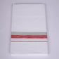 FS-124 W/S DHOTI  1.90 MTR - Silver Red