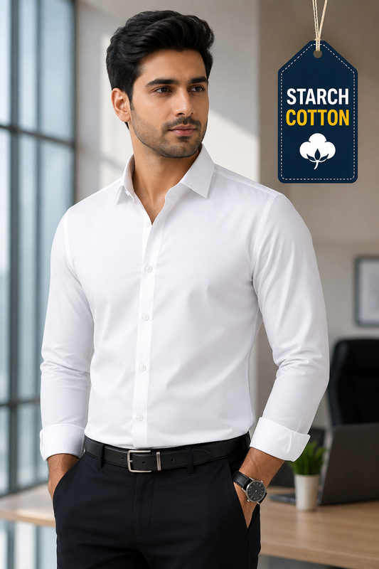 Minister Formal White Shirt For Men