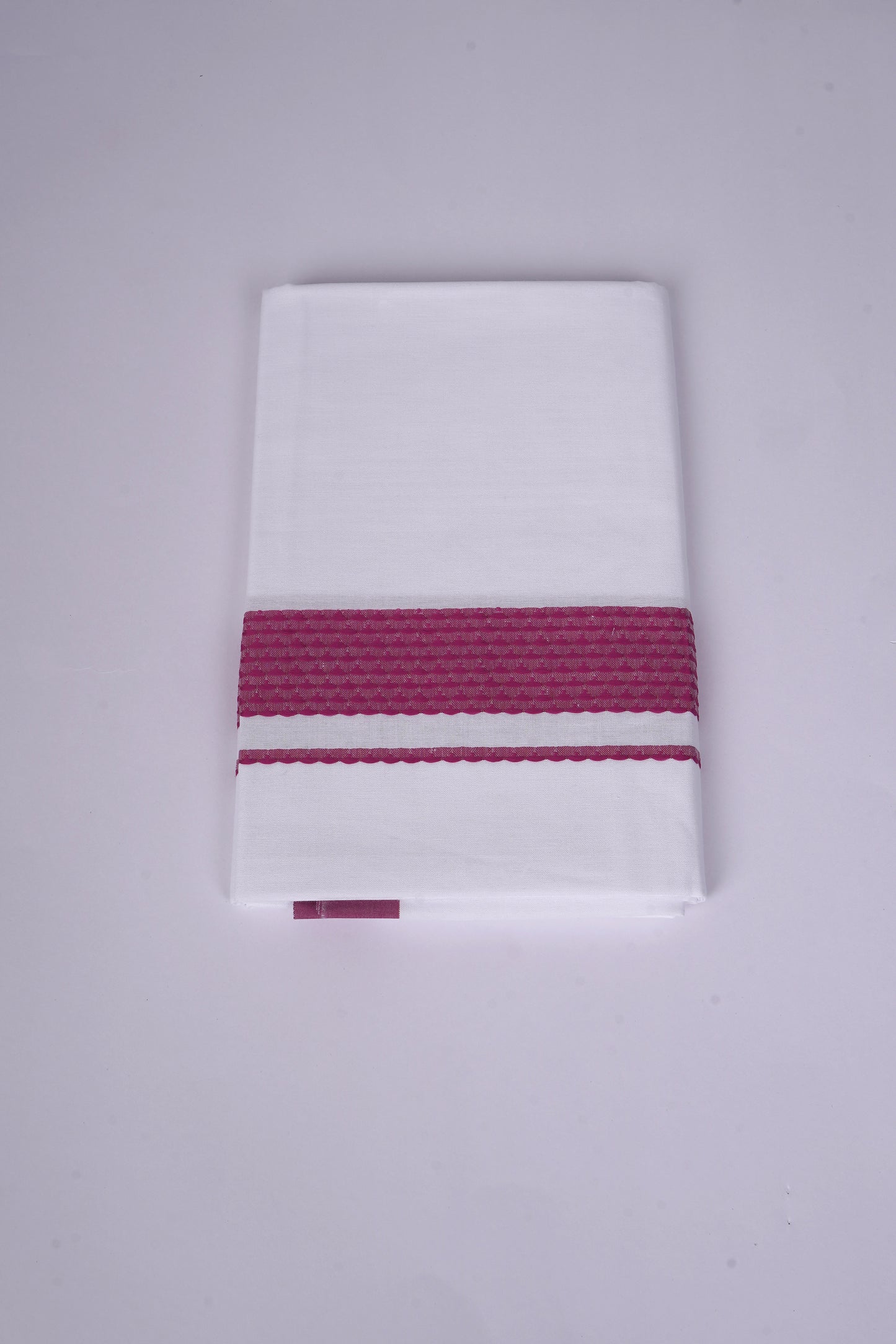 FS-136 W/S DHOTI  2.00 MTR - Dark Pink