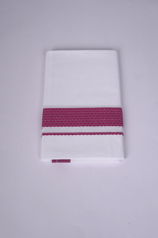 FS-136 W/S DHOTI  2.00 MTR - Dark Pink