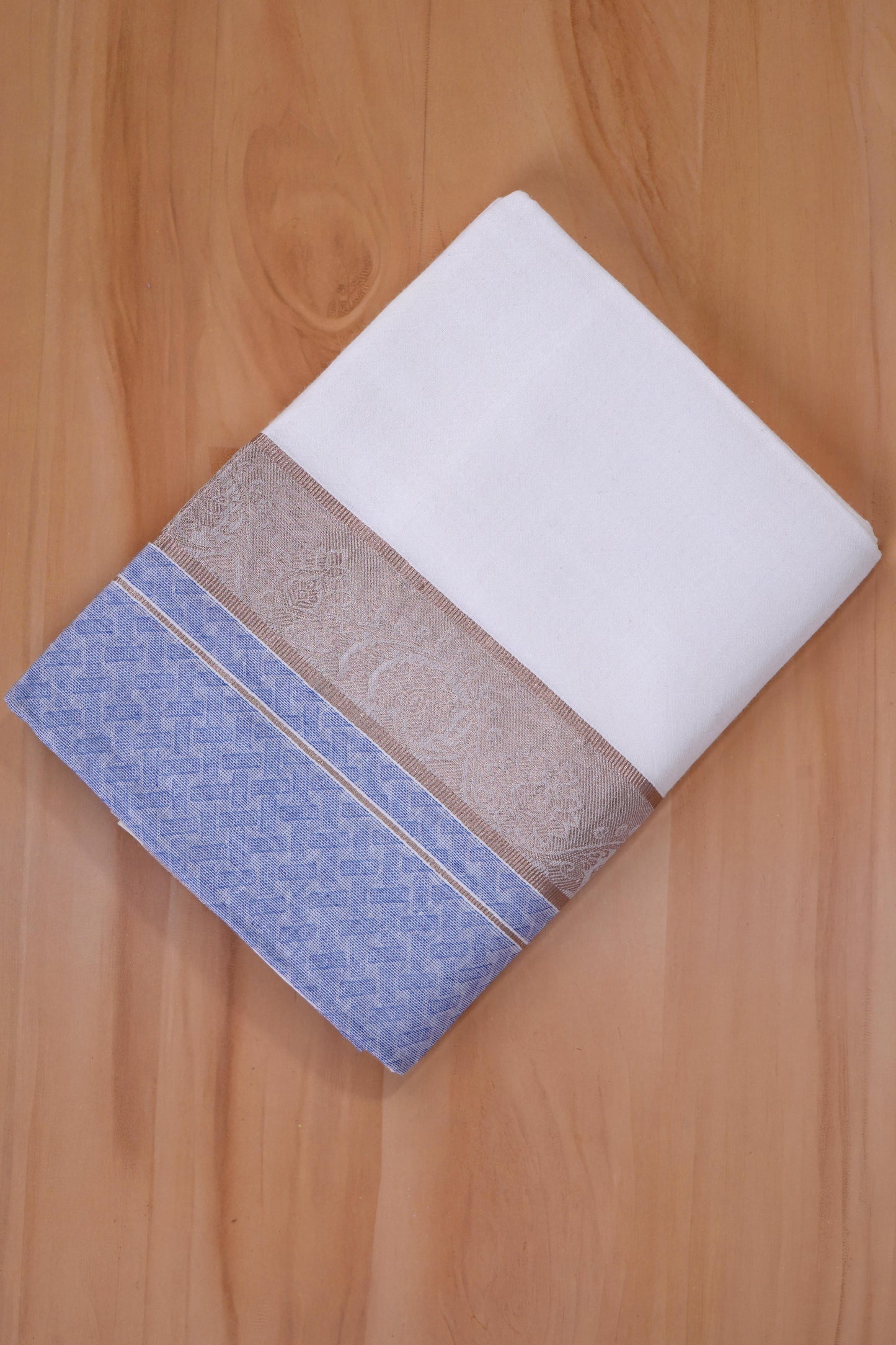 Aayush Cotton Jaquard Shirtings & Dhoti Single Set - D1