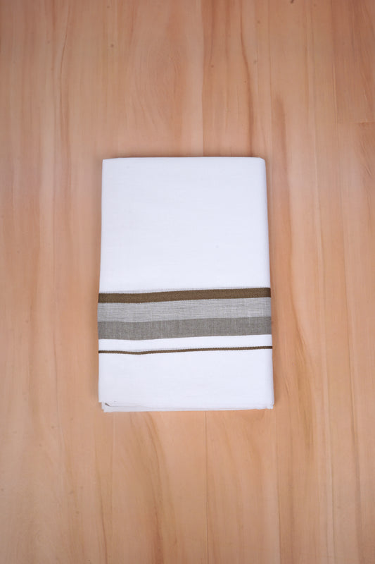 FCD-602 W/D DHOTI 3.80 MTR - Brown