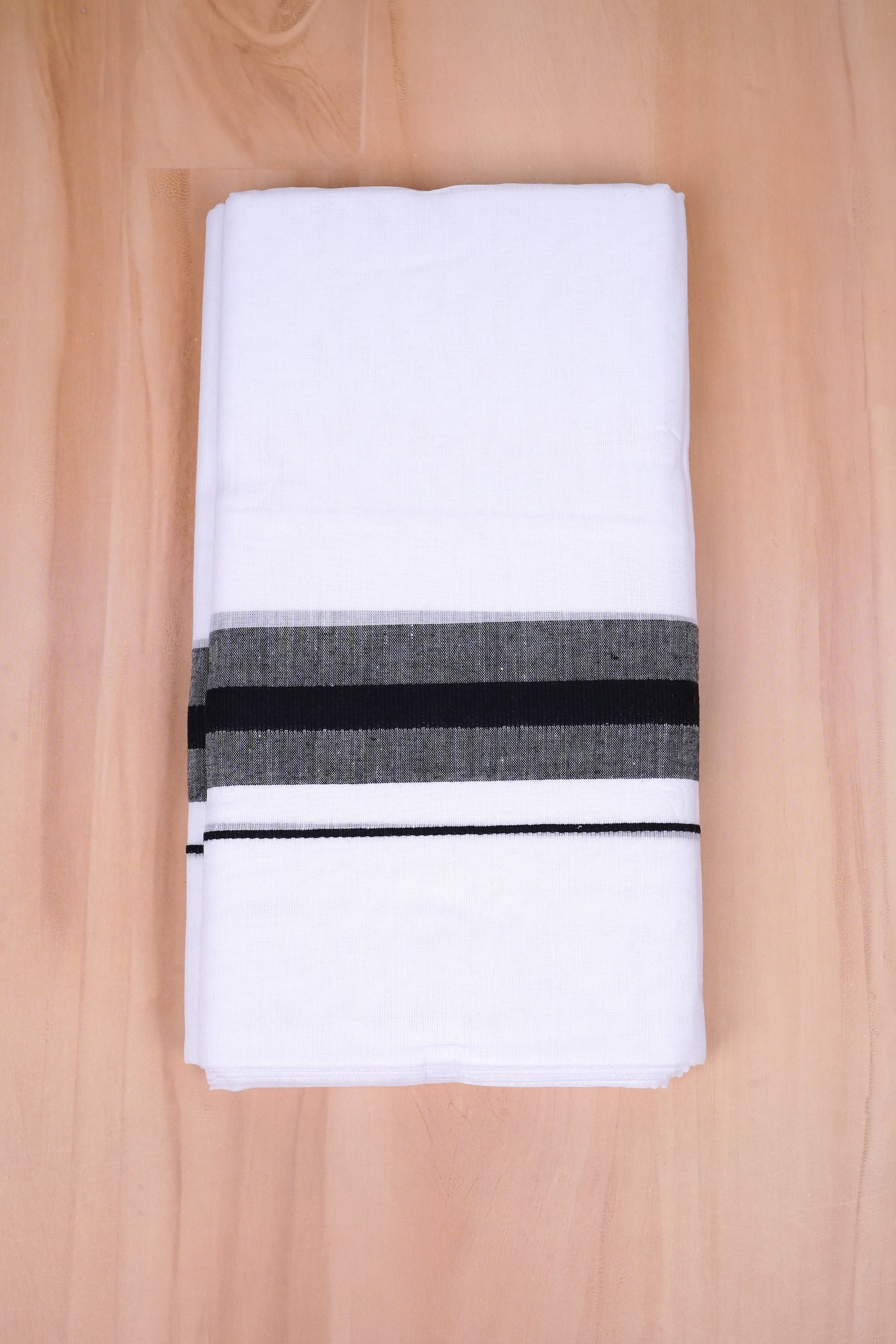 FCD-392 W/D DHOTI 3.80 MTR- Black