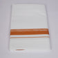 FS-129 W/S DHOTI  1.90 MTR -  Light orange