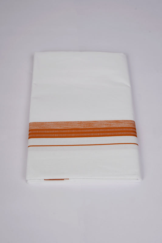 FS-129 W/S DHOTI  1.90 MTR -  Light orange