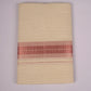 RGD-14C CREAM DOUBLE DHOTI  4.00 MTR