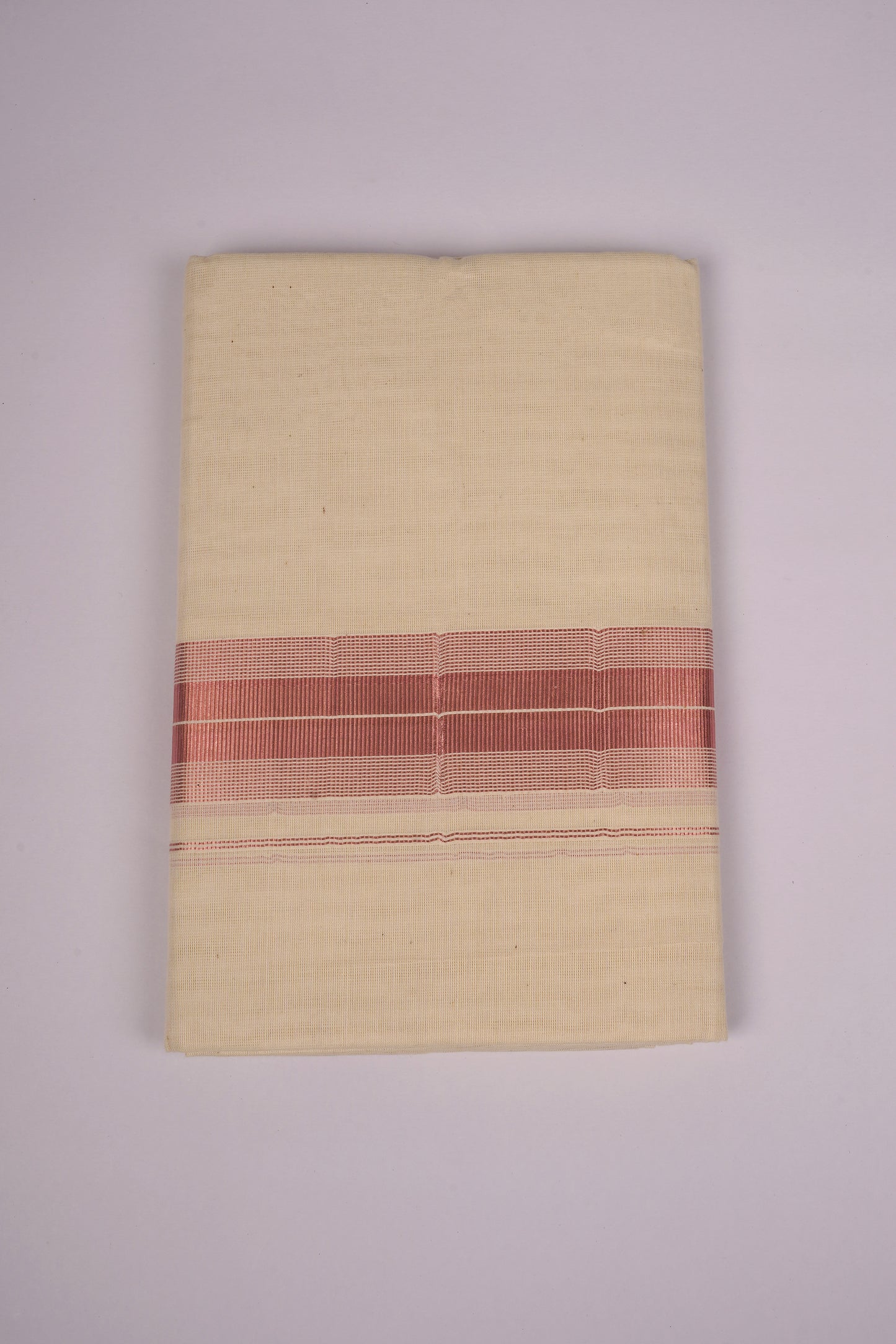 RGD-14C CREAM DOUBLE DHOTI  4.00 MTR