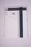 PKT FS-01 VELCRO WHITE SINGLE DHOTI - Dark Blue