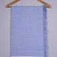 COLOUR MINICHECK COTTON - CBT-24 BATH TOWEL - 30X60 - BLUE