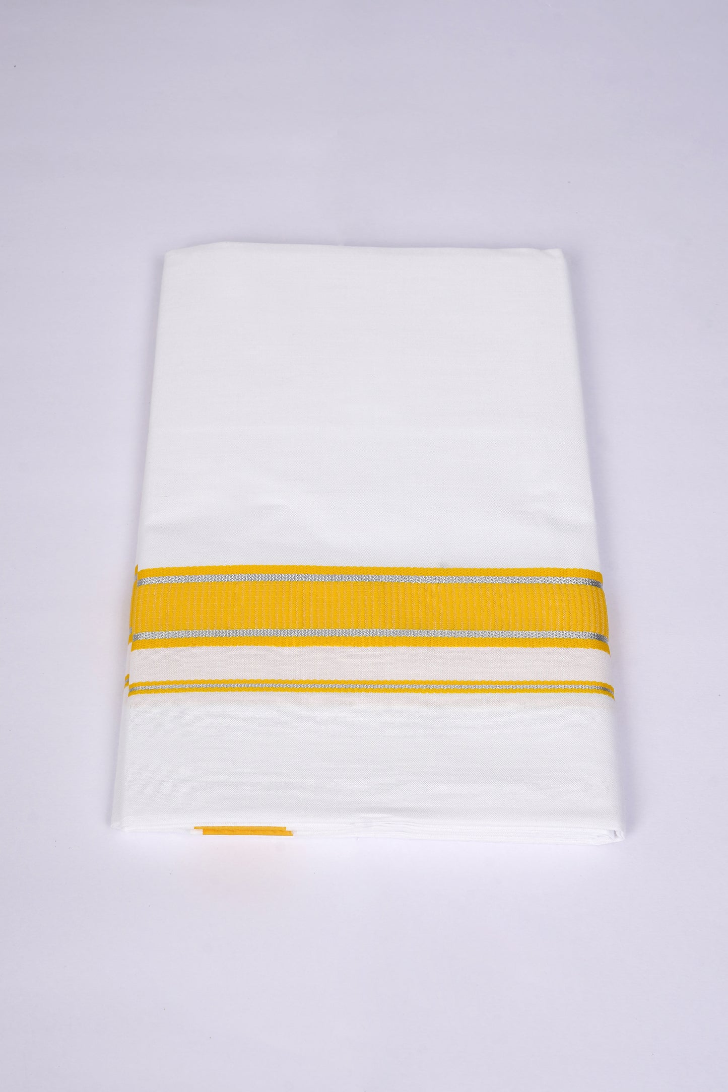 FS-130 W/S DHOTI  1.90 MTR - Yellow