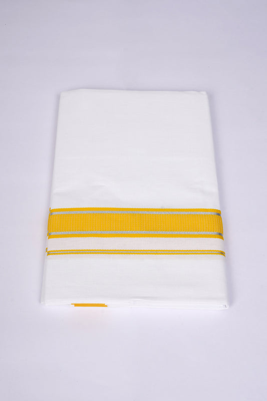 FS-130 W/S DHOTI  1.90 MTR - Yellow