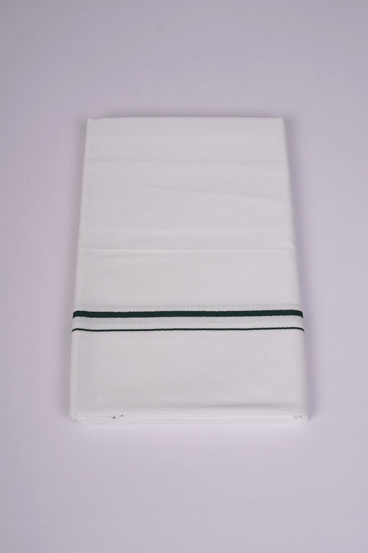 SS-21 STITCH W/S DHOTI  2.00 MTR - Dark Green
