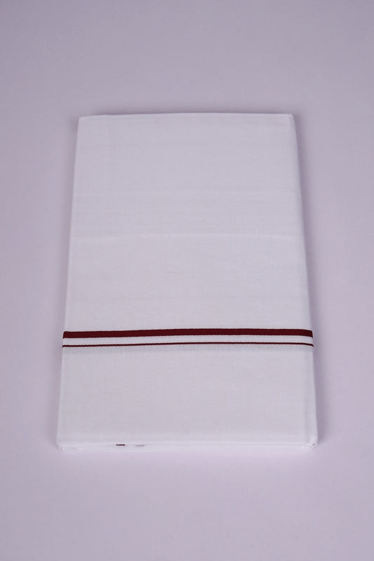 QS-04 W/S DHOTI  2.00 MTR - Maroon