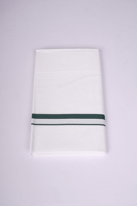HS-19 W/S DHOTI  1.90 MTR - Dark Green
