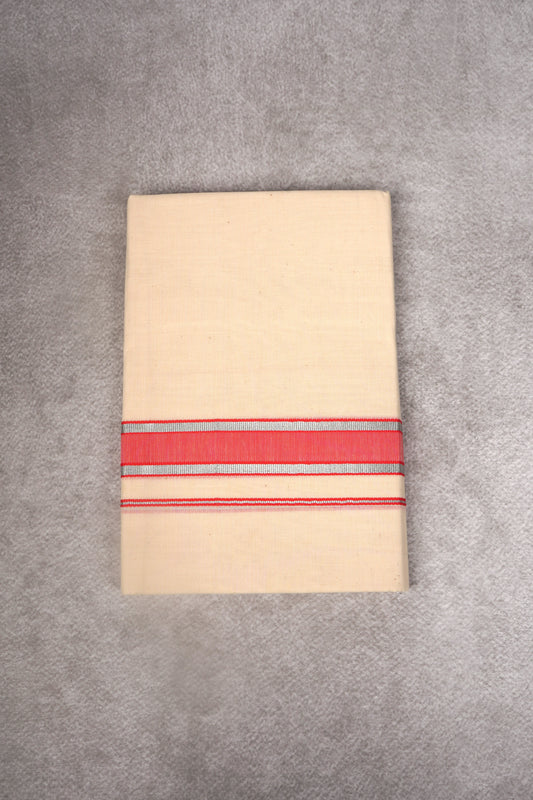 FD-178C C/D DHOTI  3.80 MTR-Dark Pink