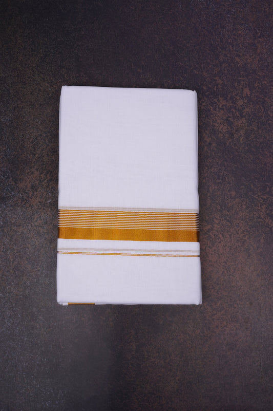 ZENITH GOLD 7 W/D DHOTI 4.00 MTR-Gold