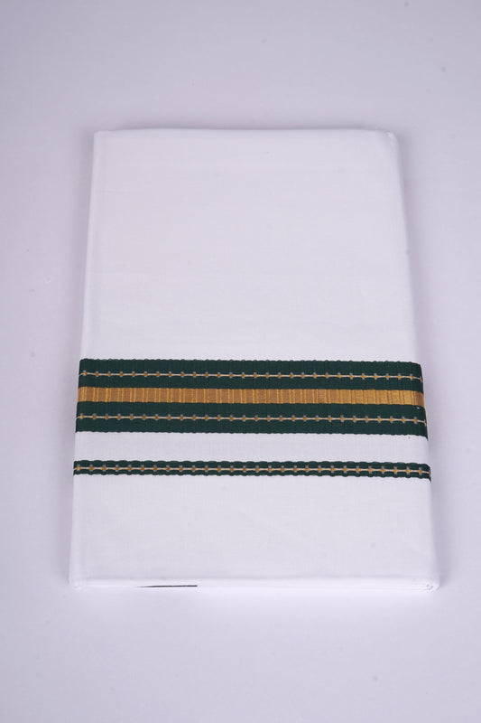 FS-108 W/S DHOTI  2.00 MTR - Dark Green