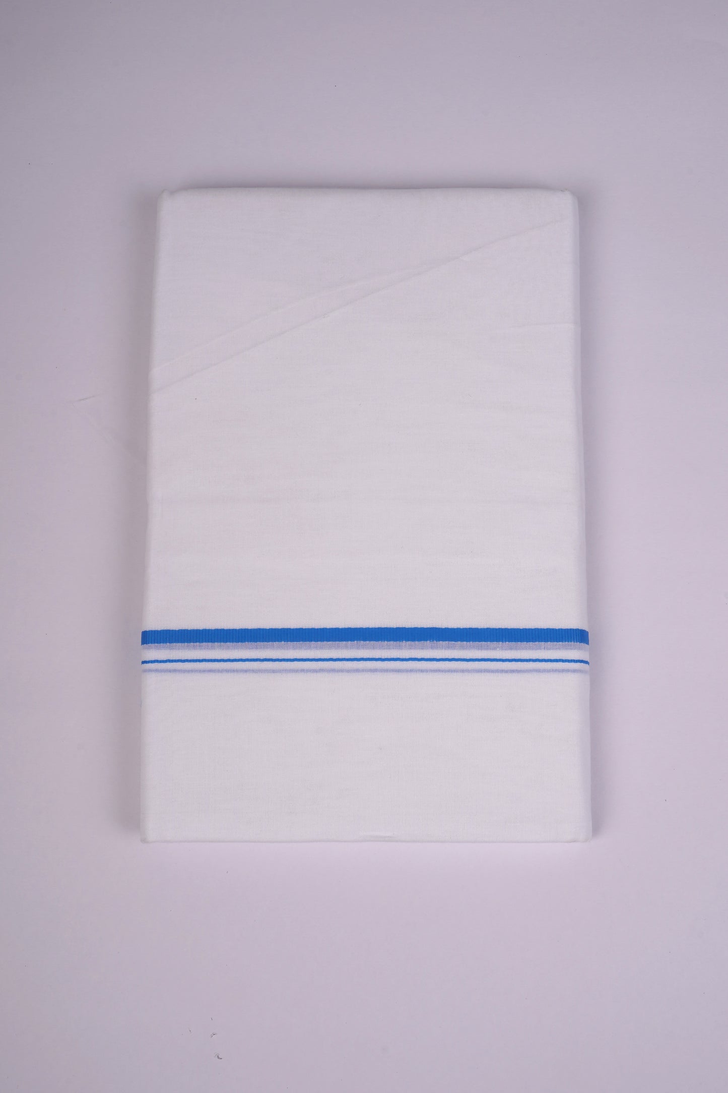 SD-17 W/D DHOTI  4.00 MTR-Blue