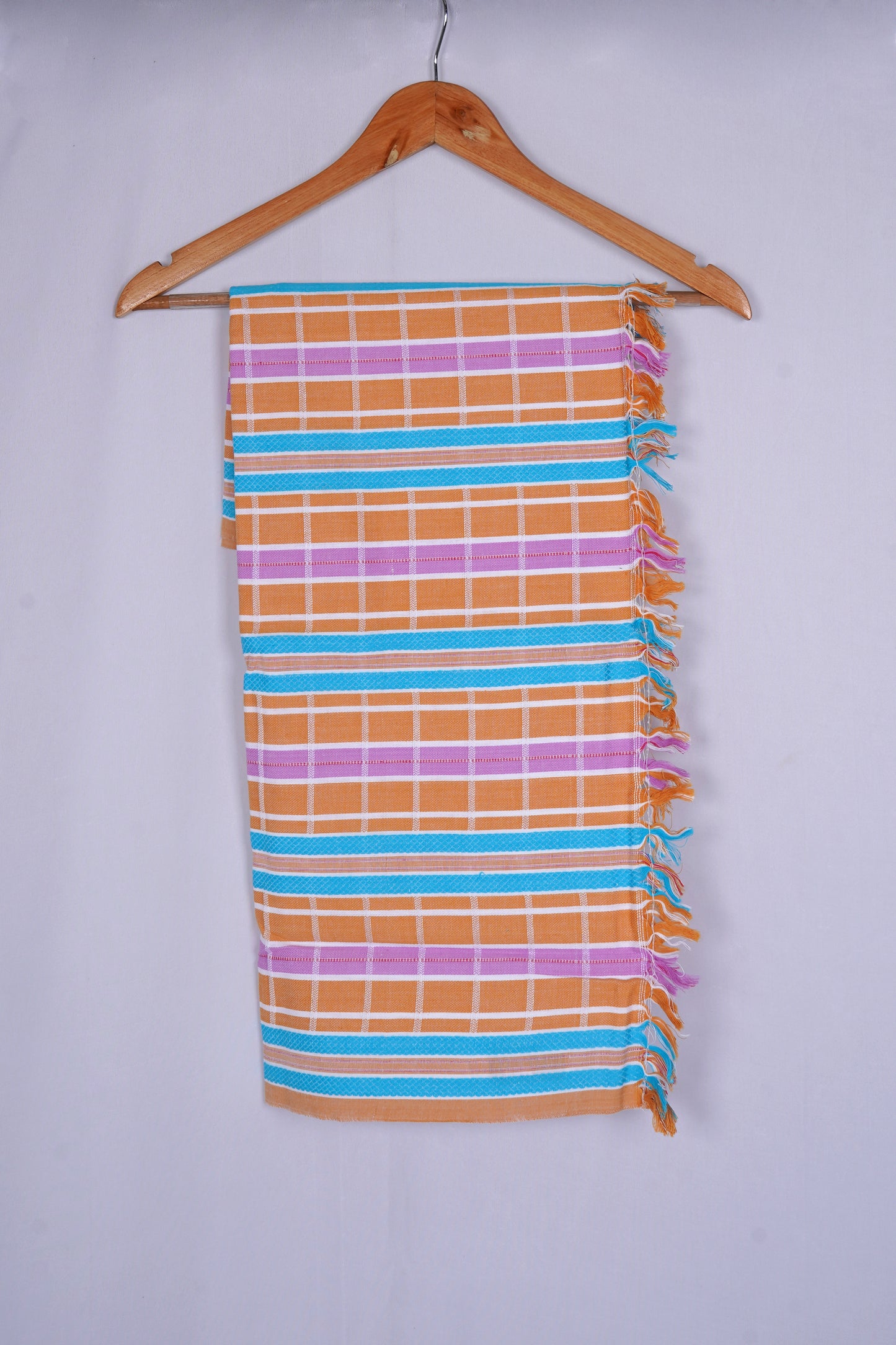 COLOUR DOBBY COTTON - CBT-21 BATH TOWEL - 30X60 - ORANGE