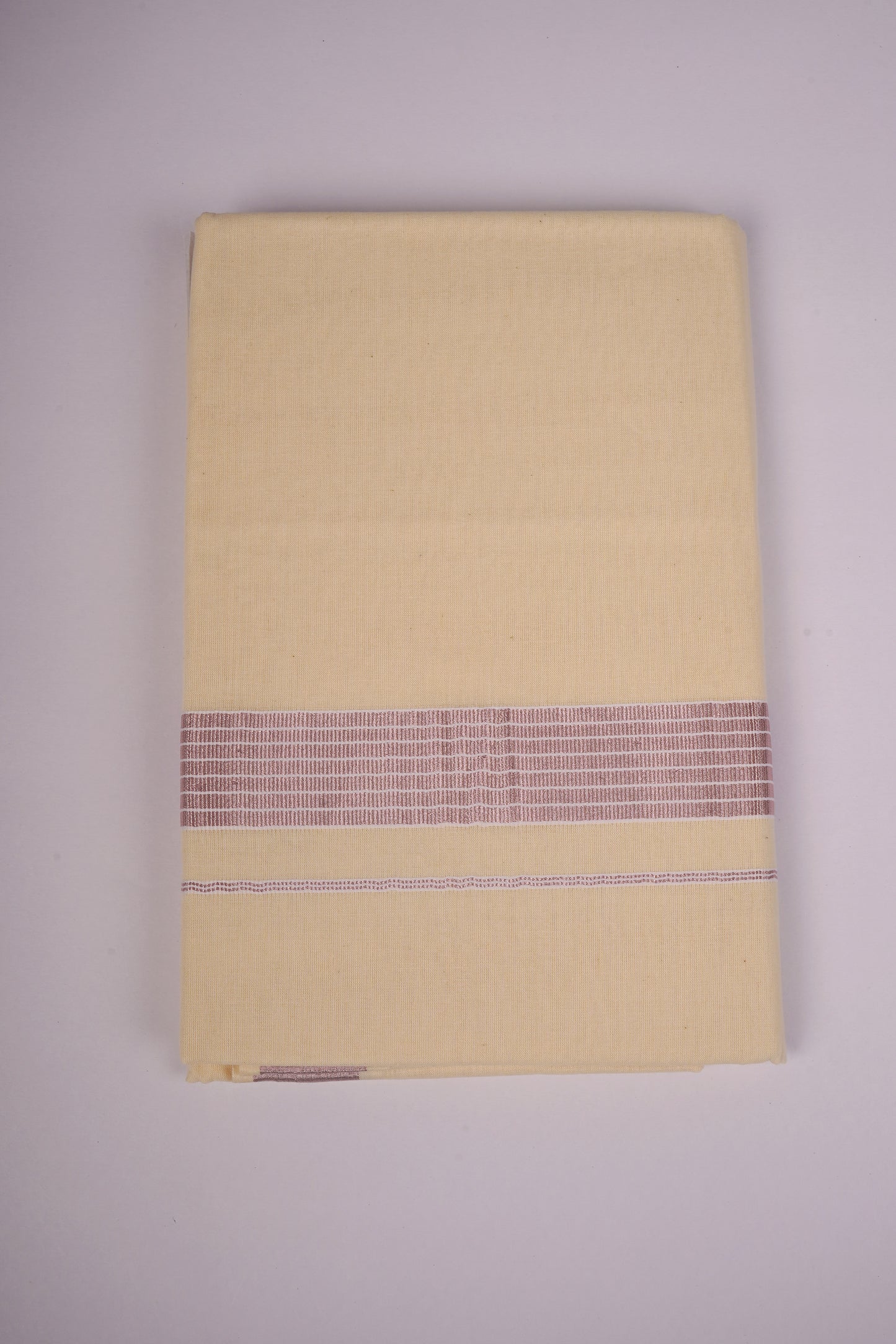 RGD-02C CREAM DOUBLE DHOTI  4.00 MTR