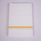 SD-10 WHITE DOUBLE DHOTI  3.80 MTR - yellow