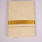 GLD-11C CREAM DOUBLE DHOTI  4.00 MTR