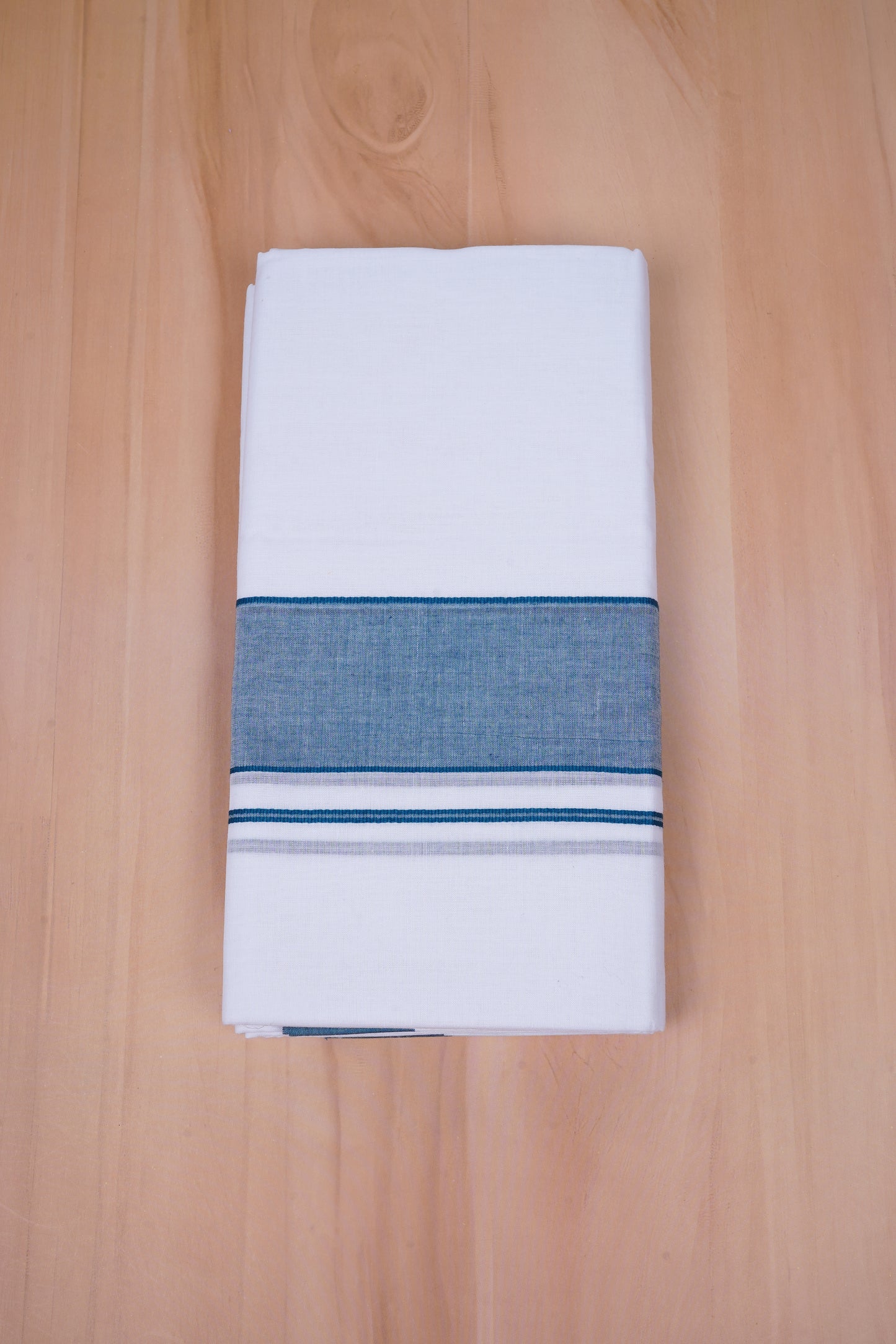 FCD-04 W/D DHOTI 4.00 MTR- D blue