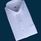 MCR SPRAY PARK Full Sleeve Formal White Shirt For Men-APPLE CUT