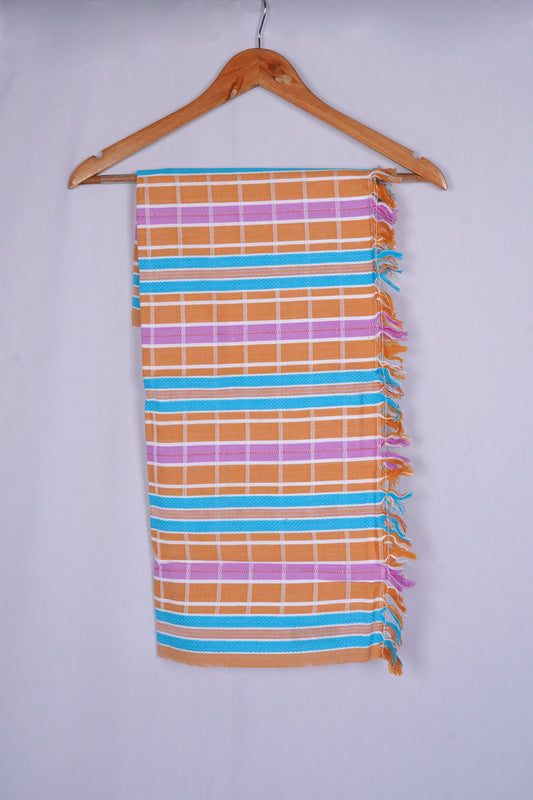 COLOUR DOBBY COTTON - CBT-21 BATH TOWEL - 30X60 - ORANGE