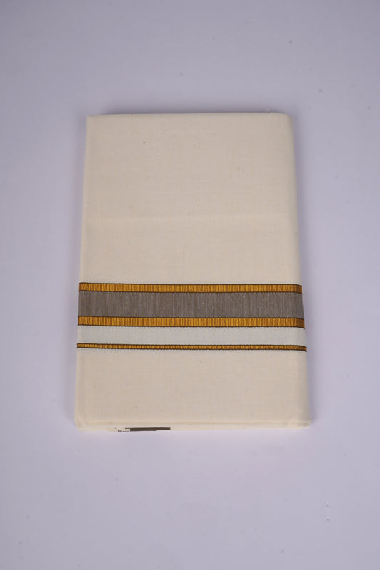 FS-133C C/S DHOTI  2.00 MTR - Light Brown