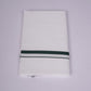 HS-17 STITCH W/S DHOTI  2.00 MTR - Dark Green