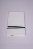 HS-17 STITCH W/S DHOTI  2.00 MTR - Dark Green