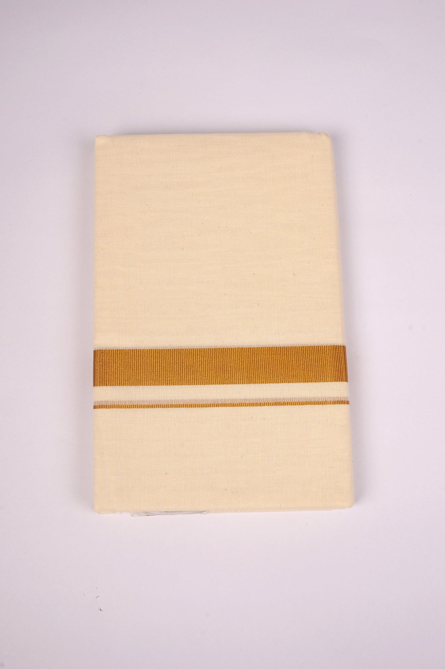 GLD-89C CREAM DOUBLE DHOTI  3.80 MTR