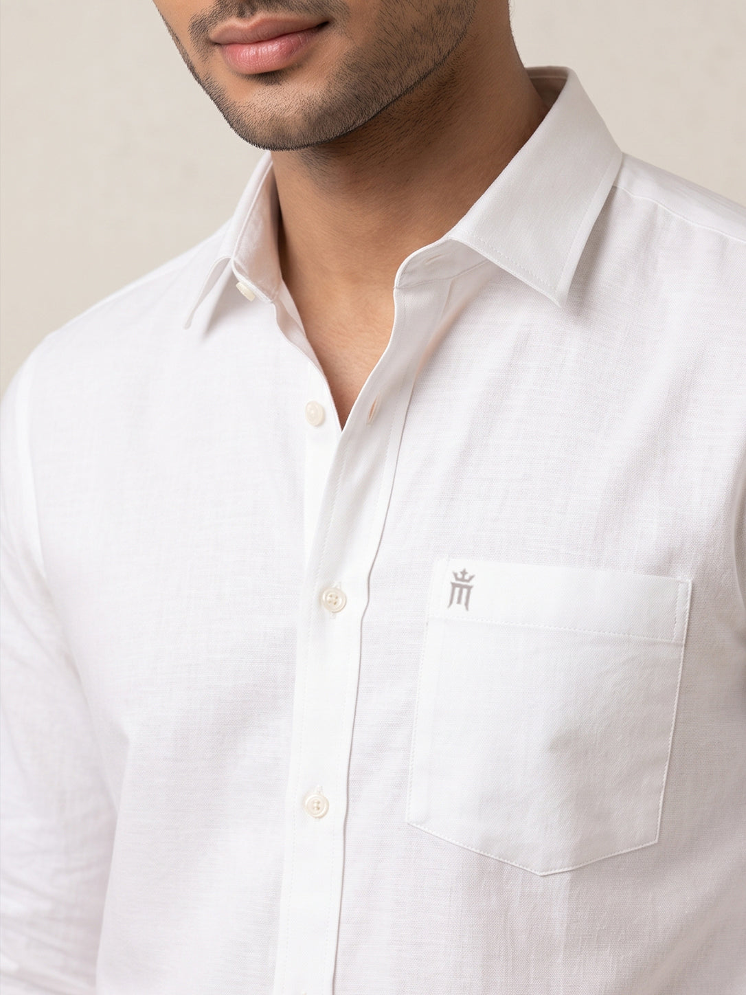 MCR STAIN FREE Full Sleeve Formal White Shirt For Men