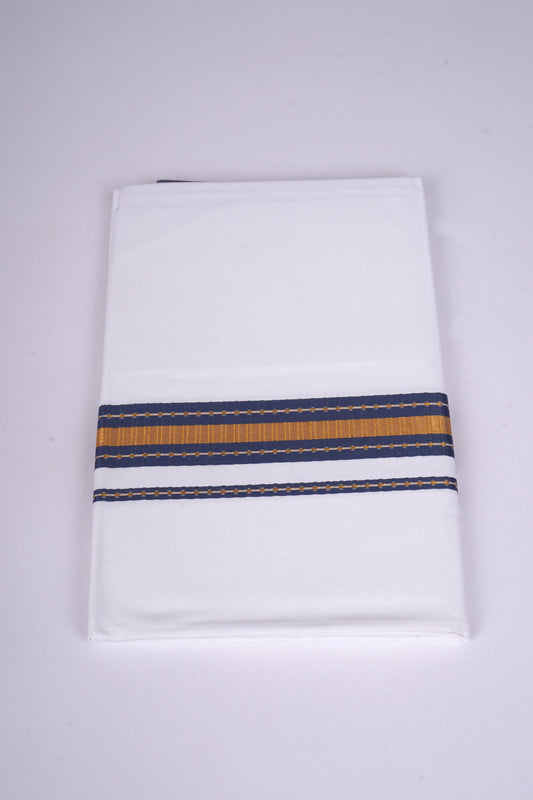 FS-108 W/S DHOTI  2.00 MTR - Navy Blue