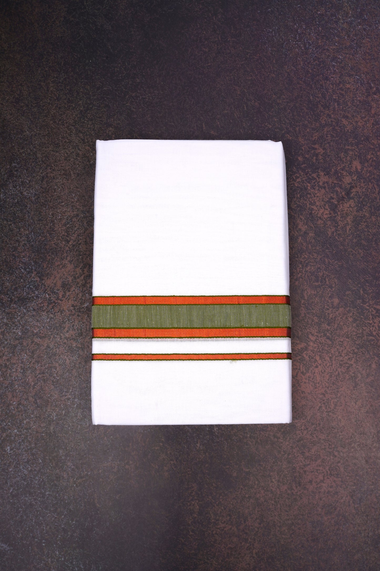 FD-176 W/D DHOTI 3.80 MTR-Brown