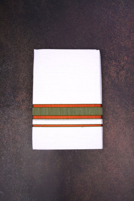FD-176 W/D DHOTI 3.80 MTR-Brown