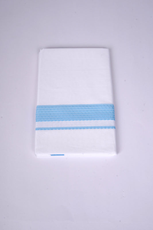 FS-136 W/S DHOTI  2.00 MTR - Sea Blue