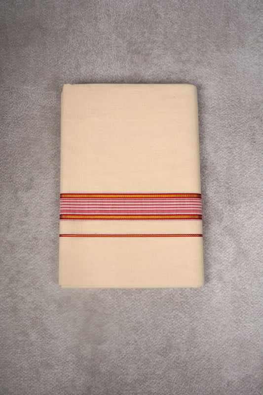 FD-186C C/D DHOTI  3.80 MTR-Dark Pink
