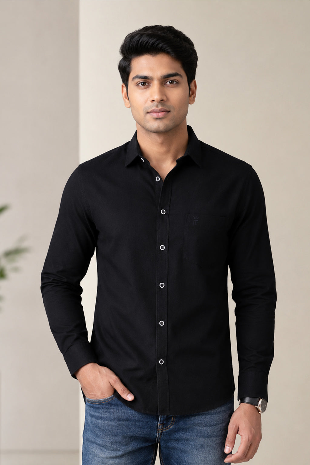 British Crown Casual Color Shirt - 81009