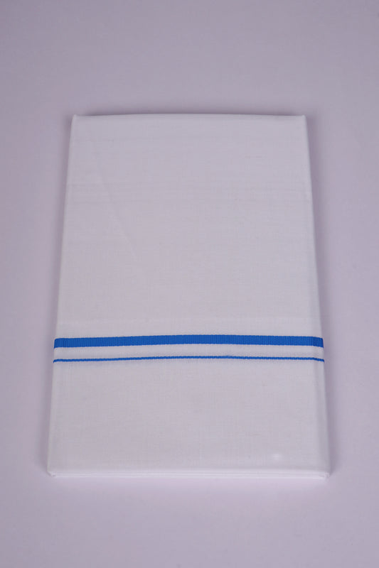 QS-04 W/S DHOTI  2.00 MTR - Blue