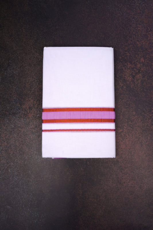 FD-176 W/D DHOTI 3.80 MTR-Pink