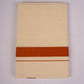 FD-08C CREAM DOUBLE DHOTI  3.80 MTR-Light Orange