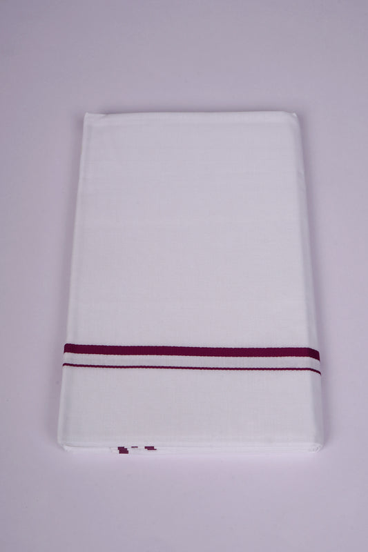 QS-04 W/S DHOTI  2.00 MTR - Dark Violet