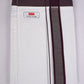 PKT FD-02 VELCRO WHITE DOUBLE DHOTI - Maroon