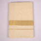 GLD-123C CREAM DOUBLE DHOTI  4.00 MTR
