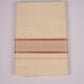 COPPER-16C CREAM DOUBLE DHOTI  4.00 MTR