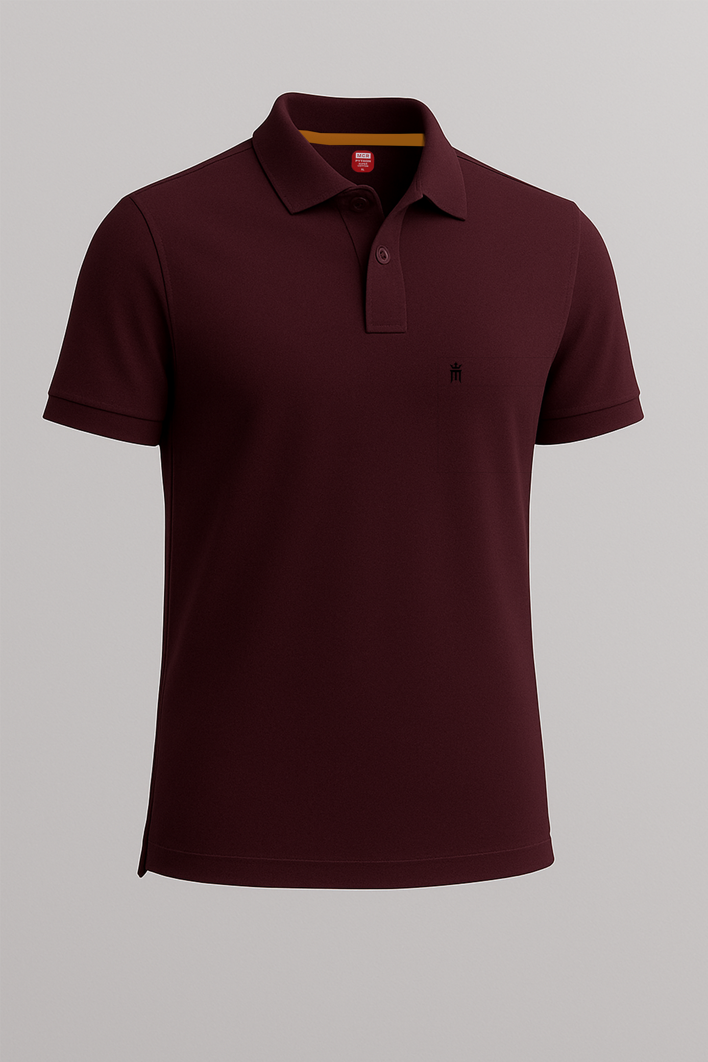 Python Plain Maroon Color T-Shirt - 70005